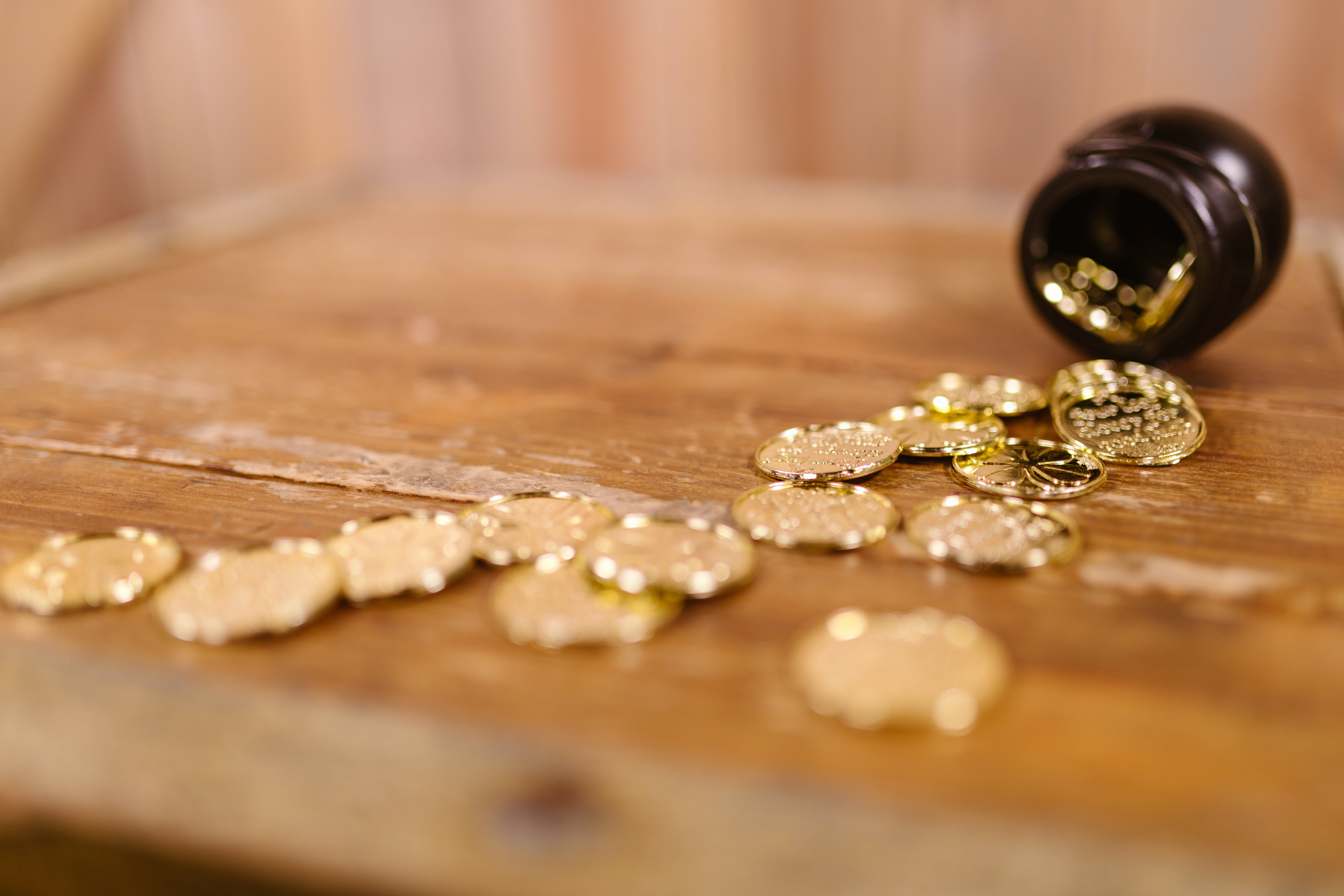Gold coins