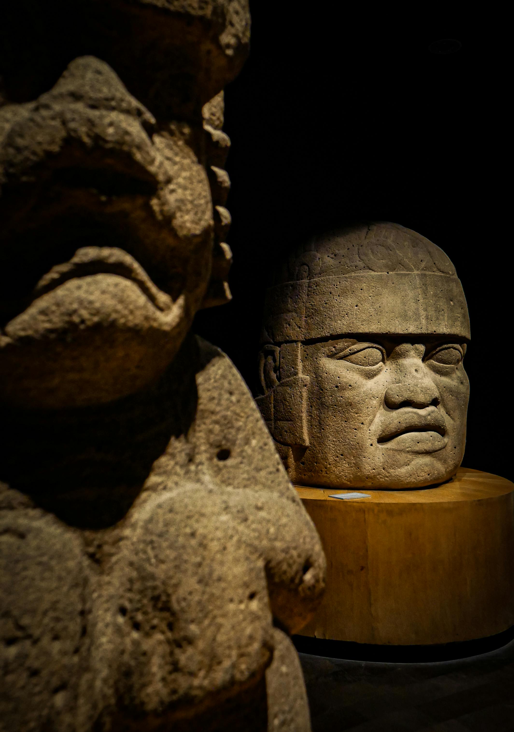 Olmec carvings